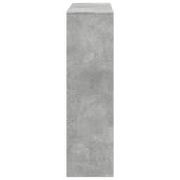 Berkfield Home Book Cabinet/Room Divider Concrete Grey 100x33x115 cm - Size: 100 x 33 x 115 cm - thumbnail 5