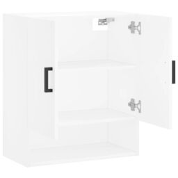 Berkfield Home Wall Cabinet White 60x31x70 cm Engineered Wood - Size: 60 x 31 x 70 cm - thumbnail 6