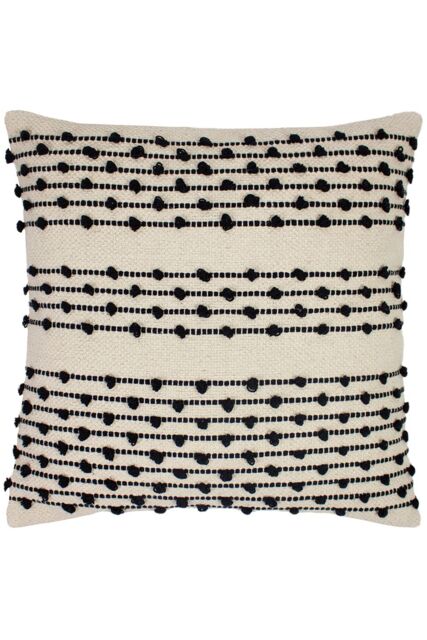 Furn Mossa Woven Looped Knot Cushion in Natural - Size: 45 cm x 45 cm - image 1