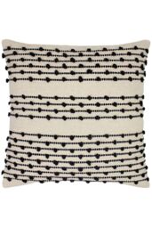 Furn Mossa Woven Looped Knot Cushion in Natural - Size: 45 cm x 45 cm - thumbnail 1