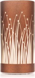 Shatchi 20cm Christmas Decorated Vase Table Forest Scene Copper in Red - thumbnail 4