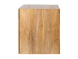 Vente-unique Wall-Hung Light Teak Vanity Unit - 80 Cm - SAWAN in Light Oak - thumbnail 5