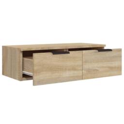Berkfield Home Wall Cabinet Sonoma Oak 68x30x20 cm Engineered Wood in Light Brown - Size: 68 x 30 x 20 cm - thumbnail 6