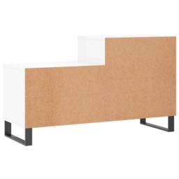 Berkfield Home Shoe Cabinet White 102x36x60 cm Engineered Wood - Size: 102 x 36 x 60 cm - thumbnail 6