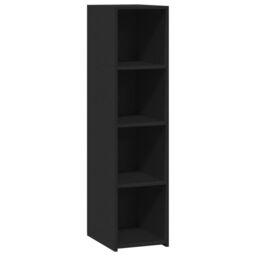 Berkfield Home Highboard Black 30x41x124 cm Engineered Wood - Size: 30 x 41 x 124 cm - thumbnail 2