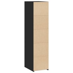 Berkfield Home Highboard Black 30x41x124 cm Engineered Wood - Size: 30 x 41 x 124 cm - thumbnail 6