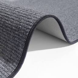 THE RUGS Loop Runner Rug Non Slip Polypropylene Easy Care Low Pile in Grey - Size: 67 cm x 150 cm - thumbnail 2