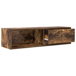 Berkfield Home TV Cabinets 2 pcs Smoked Oak 100x31x25.5 cm Engineered Wood in Brown - thumbnail 5