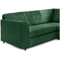 Furniture 786 Hannah Jumbo Cord Full Back 2c2 Corner Sofa in Green - thumbnail 3