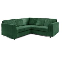 Furniture 786 Hannah Jumbo Cord Full Back 2c2 Corner Sofa in Green - thumbnail 2