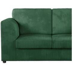 Furniture 786 Hannah Jumbo Cord Full Back 2c2 Corner Sofa in Green - thumbnail 5