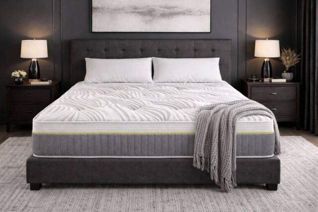 Nexus Mattresses Ltd Hybrid Harmony Pocket Spring Mattress in White - Size: Small Single - image 1