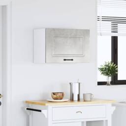 Berkfield Home Kitchen Wall Cabinet Kalmar Concrete Grey Engineered Wood - thumbnail 3