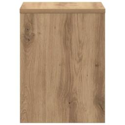 Berkfield Home Timeless Bedside Cabinet¬†Aritisan Oak 30x30x40 cm Engineered Wood in Brown - Size: 30 x 30 x 40 cm - thumbnail 7