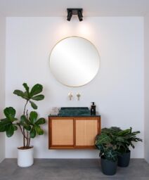 Lucide 'TAYLOR' Dimmable Stylish Tiltable Bathroom LED Ceiling Spotlight GU10 in Black - thumbnail 3