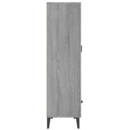 Berkfield Home Highboard Grey Sonoma 70x31x115 cm Engineered Wood - Size: 70 x 31 x 115 cm - thumbnail 6