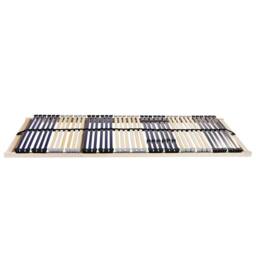 Berkfield Home Slatted Bed Base Manual Brown 90 x 190 cm Wood & Plastic