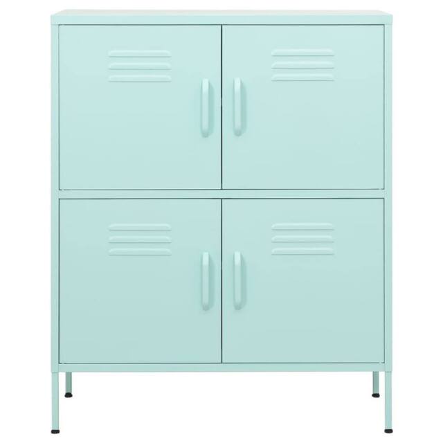 Berkfield Home Storage Cabinet Mint 80x35x101.5 cm Steel - image 1