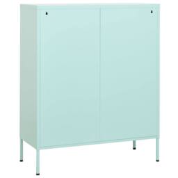 Berkfield Home Storage Cabinet Mint 80x35x101.5 cm Steel - thumbnail 5