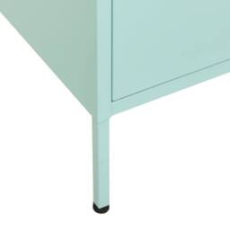 Berkfield Home Storage Cabinet Mint 80x35x101.5 cm Steel - thumbnail 8