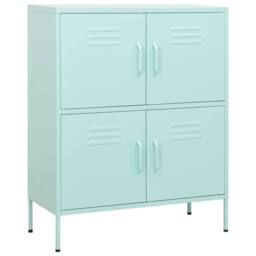 Berkfield Home Storage Cabinet Mint 80x35x101.5 cm Steel - thumbnail 3
