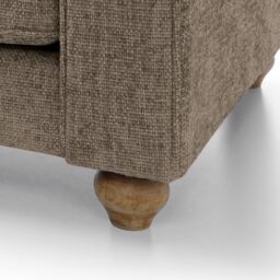 Abakus Direct Ingrid 3 Seater Sofa in Taupe - thumbnail 6