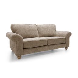 Abakus Direct Ingrid 3 Seater Sofa in Taupe - thumbnail 2