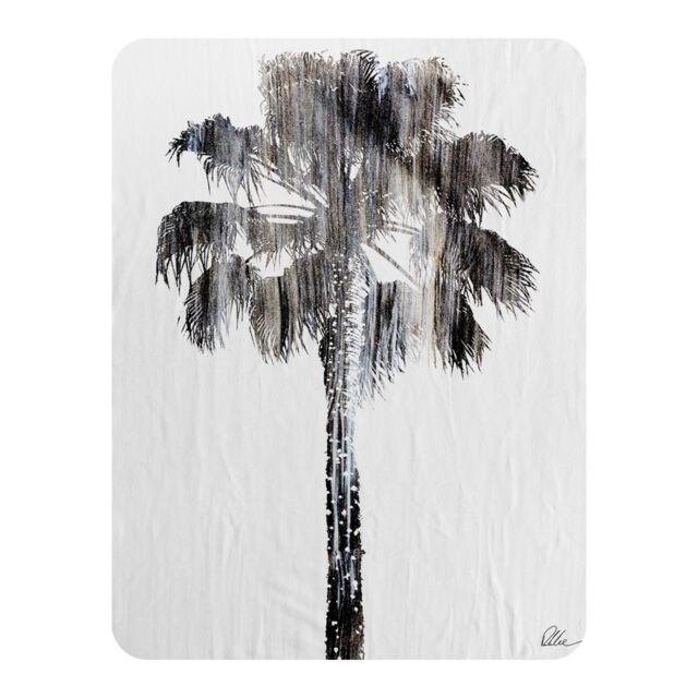 Benjamin Tate Design Tall Palm Blanket in Natural - Size: 120 cm x 150 cm - image 1