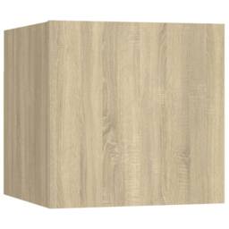 Berkfield Home 7 Piece TV Cabinet Set Sonoma Oak Engineered Wood in Brown - thumbnail 5
