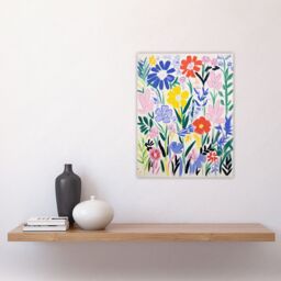 "Artery8 Simple Henri Matisse Style Flowers In The Meadow Acrylic Painting Unframed Wall Art Print Poster Home Decor Premium - Size: W12"" x H16""" - thumbnail 4
