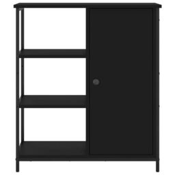 Berkfield Home Sideboard Black 70x30x80 cm Engineered Wood - Size: 70 x 30 x 80 cm - thumbnail 6
