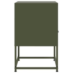 Berkfield Home Durable Bedside Cabinets 2 pcs Olive Green 36x39x60.5 cm Steel - thumbnail 7