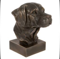Animal Crackers Heavy Bronze Effect Labrador Dog Head Bust Ornament - thumbnail 2