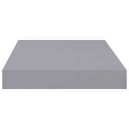 Berkfield Home Floating Wall Shelves 4 pcs Grey 40x23x3.8 cm MDF - thumbnail 5