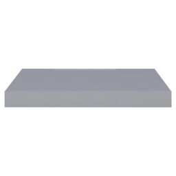 Berkfield Home Floating Wall Shelves 4 pcs Grey 40x23x3.8 cm MDF - thumbnail 6