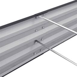 Nordara Black Outdoor Metal Raised Garden Bed Planter Box - thumbnail 5