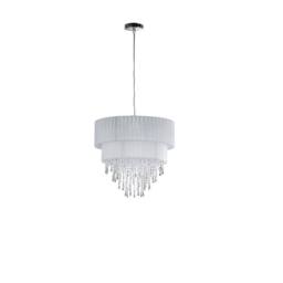 Netlighting TWIST Cylindrical Pendant Ceiling Light White 40x37.5cm - Size: 40x37.5 cm - thumbnail 1