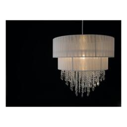 Netlighting TWIST Cylindrical Pendant Ceiling Light White 40x37.5cm - Size: 40x37.5 cm - thumbnail 2