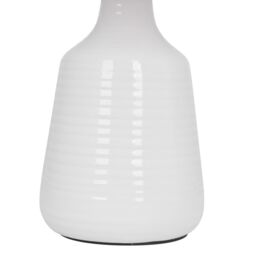 First Choice Lighting Set of 2 Ripple 29cm White Lamps - thumbnail 5