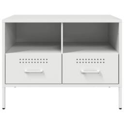 Berkfield Home TV Cabinets 2 pcs White 68x39x50.5 cm Steel - thumbnail 7