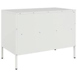 Berkfield Home TV Cabinets 2 pcs White 68x39x50.5 cm Steel - thumbnail 9