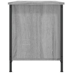 Berkfield Home TV Cabinet Grey Sonoma 100x40x50 cm Engineered Wood - Size: 100 x 40 x 50 cm - thumbnail 7