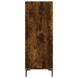 Berkfield Home Sideboard Smoked Oak 34.5x32.5x90 cm Engineered Wood in Brown - thumbnail 5