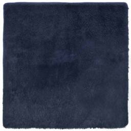 Berkfield Home Shaggy Rug High Pile NAVARRA Navy 160x160 cm Polyester in Blue - Size: Medium - thumbnail 1