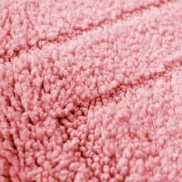 Allure Bath Fashions Two Piece Non-Slip Bath Mat & Pedestal Mat Set in Pale Pink - thumbnail 2