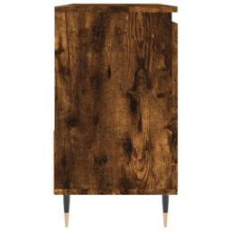 Berkfield Home Durable Bathroom Cabinet Smoked Oak 65x33x60 cm Engineered Wood in Brown - Size: 65 x 33 x 60 cm - thumbnail 6
