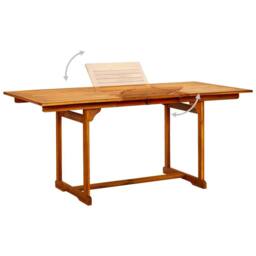 Berkfield Home 7 Piece Garden Dining Set Solid Wood Acacia in Brown - thumbnail 5