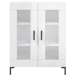 Berkfield Home Sideboard High Gloss White 69.5x34x90 cm Engineered Wood - thumbnail 5