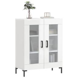 Berkfield Home Sideboard High Gloss White 69.5x34x90 cm Engineered Wood - thumbnail 3