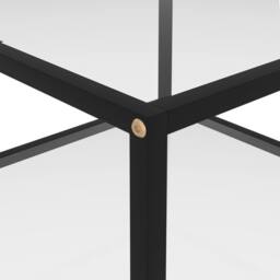 Berkfield Home Durable Coffee Table Transparent 60x60x35 cm Tempered Glass in Clear - Size: 60 x 60 x 35 cm - thumbnail 4